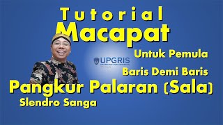 PANGKUR PALARAN SLENDRO SANGA GAYA SURAKARTA (IRAMA SELEMBAR)