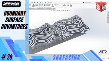 Boundary Surface Advantages | Surfacing | Solidworks Tutorial | Stage #20 Eng  - AER Int.