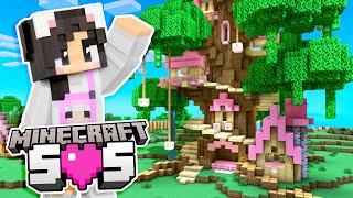 Building a Giant TREEHOUSE! Minecraft SOS Ep.3