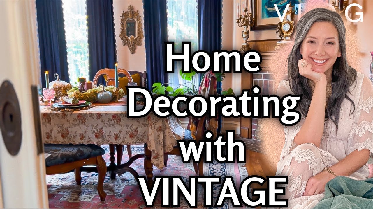 Как украсить дом винтажными и антикварными вещами | Советы по бюджетному дизайну интерьера | Обзо...