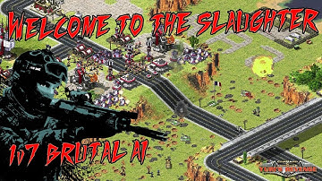 NO SHORT GAME - 1v7 BRUTAL AI  ( Command & Conquer - Yuri