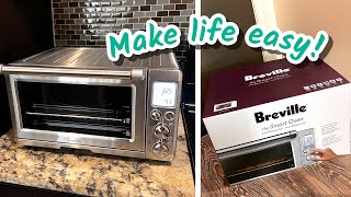 Unbox and Review Breville Smart Oven Pro Toaster Oven, Brushed Stainless Steel, BOV845BSS