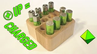 Rechargeable Battery Storage Caddy