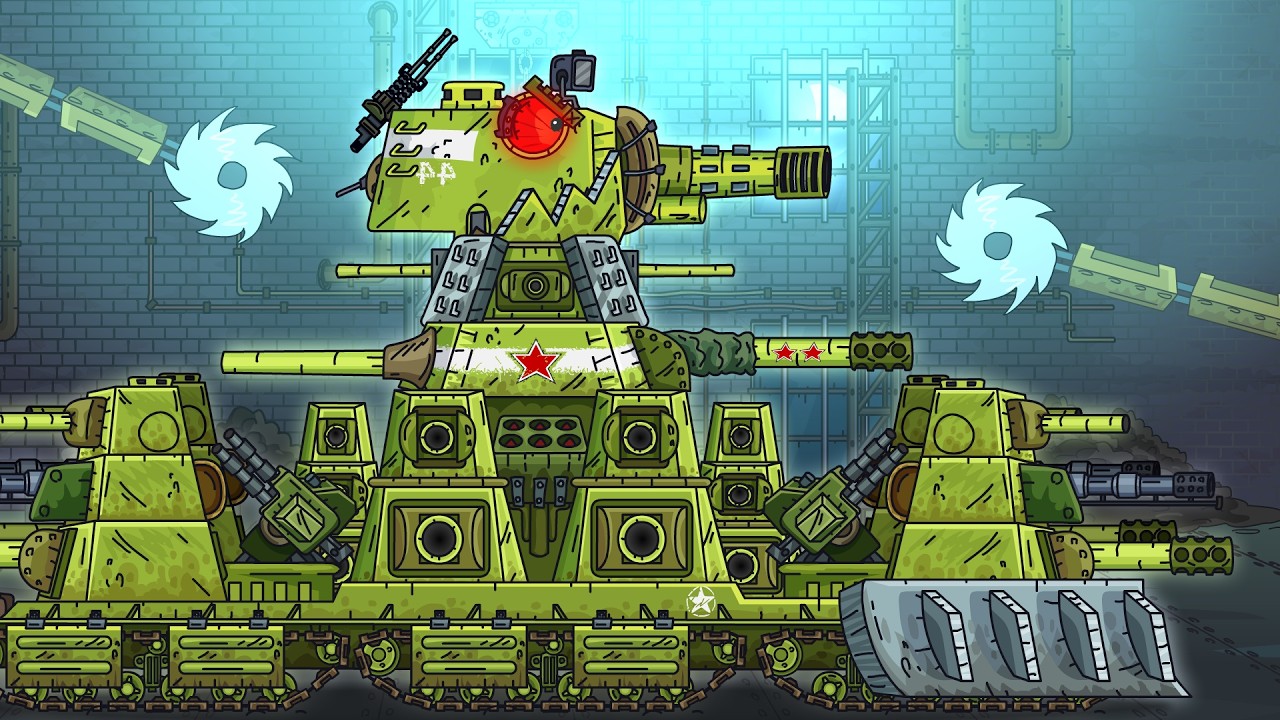 LEVIATHAN vs MEPHISTOPHELES! High-explosive mortar shot - Cartoons about tanks