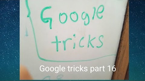 Google tricks part 16 | Season 1 Episode 16