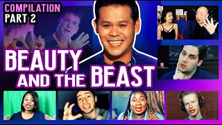 Marcelito Pomoy - Beauty and the Beast | AGT FINALS | FINAL SONG | Reaction Video Compilation