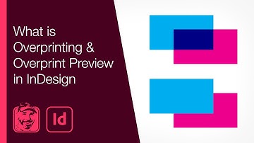 What is Overprinting & Overprint Preview in InDesign?