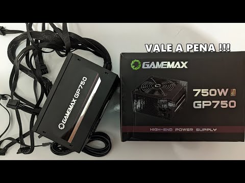 Fonte ATX Gamemax GP750 I 750W @GamemaxBrasil #gamemax #atx