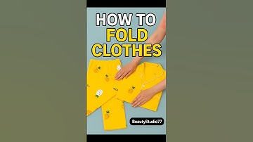 How to Fold Clothes Like a Pro in 3 Seconds! 😱 | Space-Saving Hack 💥
