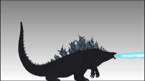 Godzilla Atomic Breath Test | Stick Nodes Animation