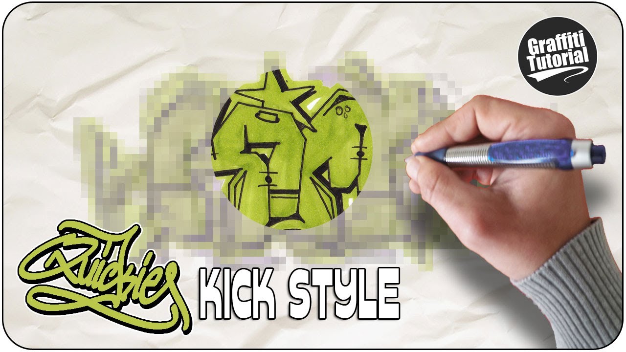 Kick Graffiti Quickie Style Schritt Fur Schritt Und Ungeschnitten By Graffiti Tutorial