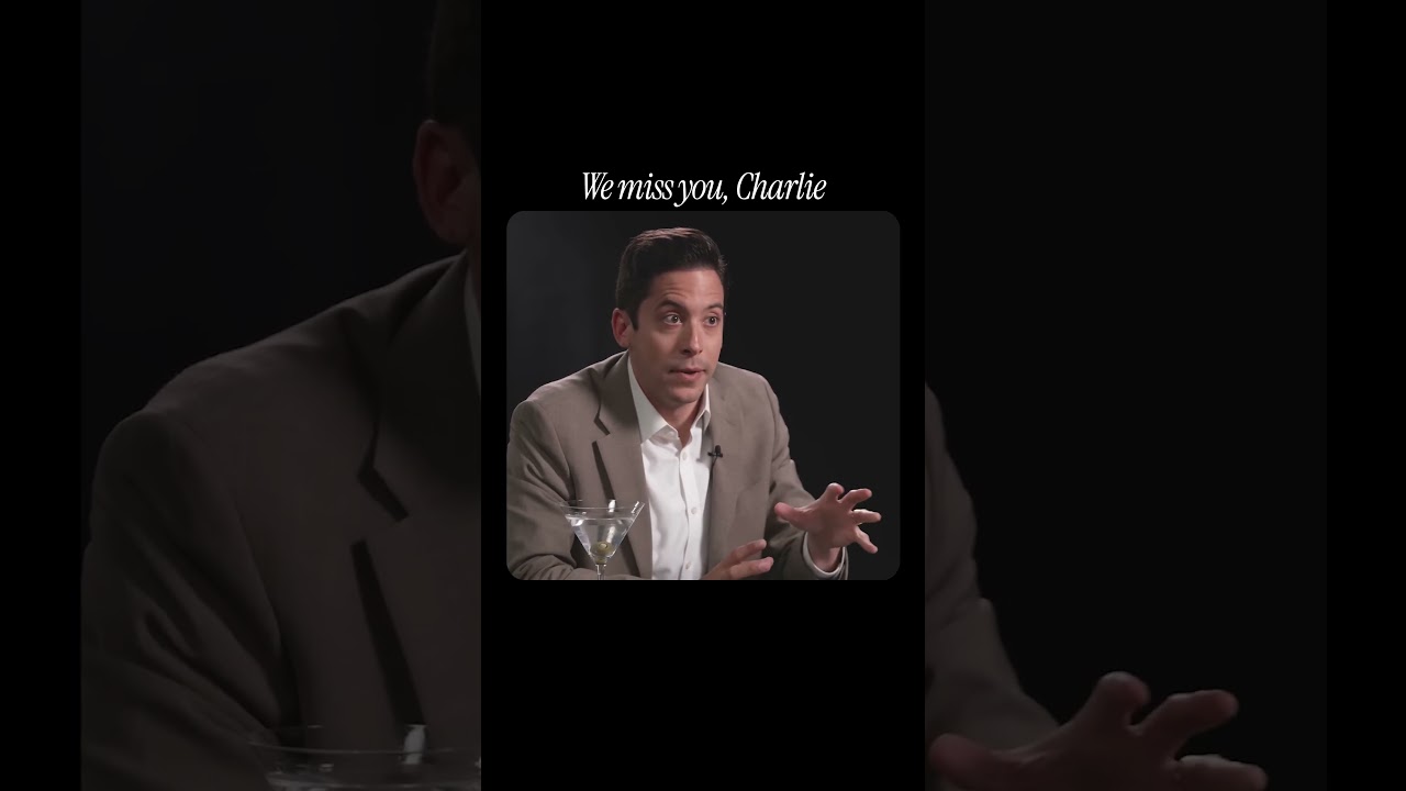Remembering my friend Charlie Kirk today.