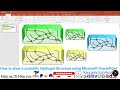 How to draw a scientific Hydrogel Structure using Microsoft PowerPoint
