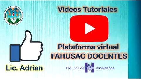 Video Tutorial -  Como configurar una tarea en la Plataforma Virtual