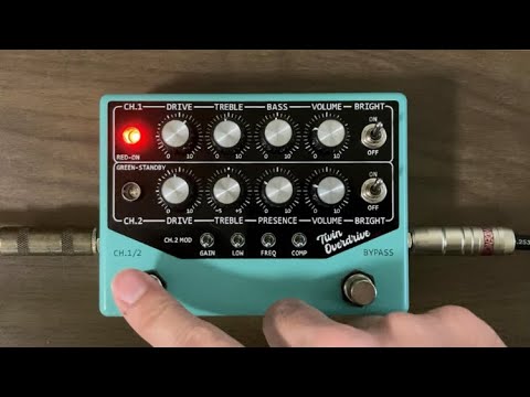 ギター esp Twin Overdrive V2 Twin Overdrive V2】TS系 ”MOD” コントロール - YouTube