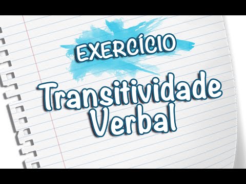 Exercícios - Transitividade Verbal [Prof Noslen]