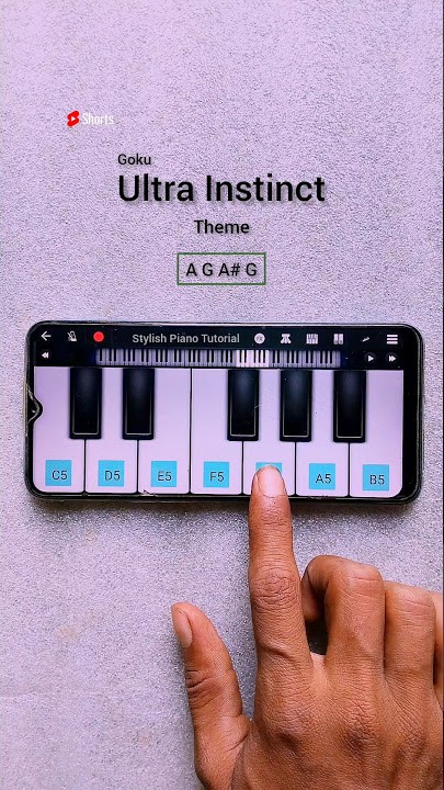Goku Ultra Instinct | Piano Tutorial #shorts