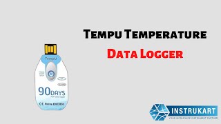 TempU Temperature Datalogger | Range: -30°C to  60°C | Single Use PDF type datalogger || Instrukart