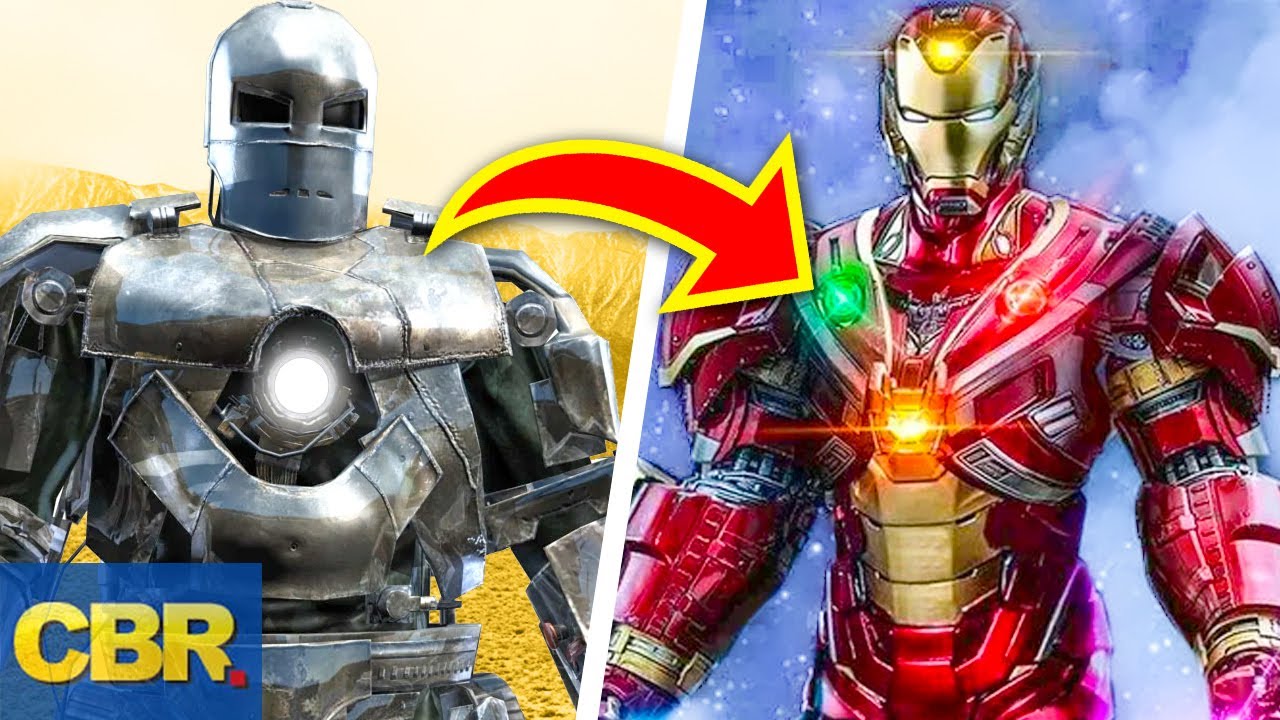 The Full Evolution Of Iron Man Suits Youtube