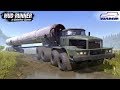 Spintires: MudRunner - NAMI-0127-P Transports a Giant Pipe Off-road