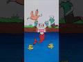 piranha fish 🐟 arrack TV mermaid 🧜 #shortsfeed #youtubeshorts #skibiditoilet #drawing #shorts