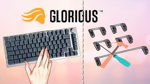 Glorious GMMK Pro BRAS Mod Type Test + Stab Fix #gamingtech