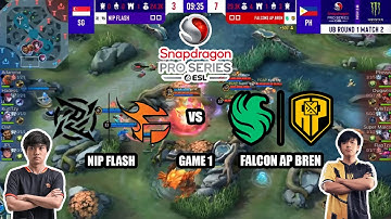 ESL SNAPDRAGON PRO SERIES CHALLENGE FINAL | NIP FLASH VS FALCONS AP BREN BO 3 GAME 1 | PLAYOFF