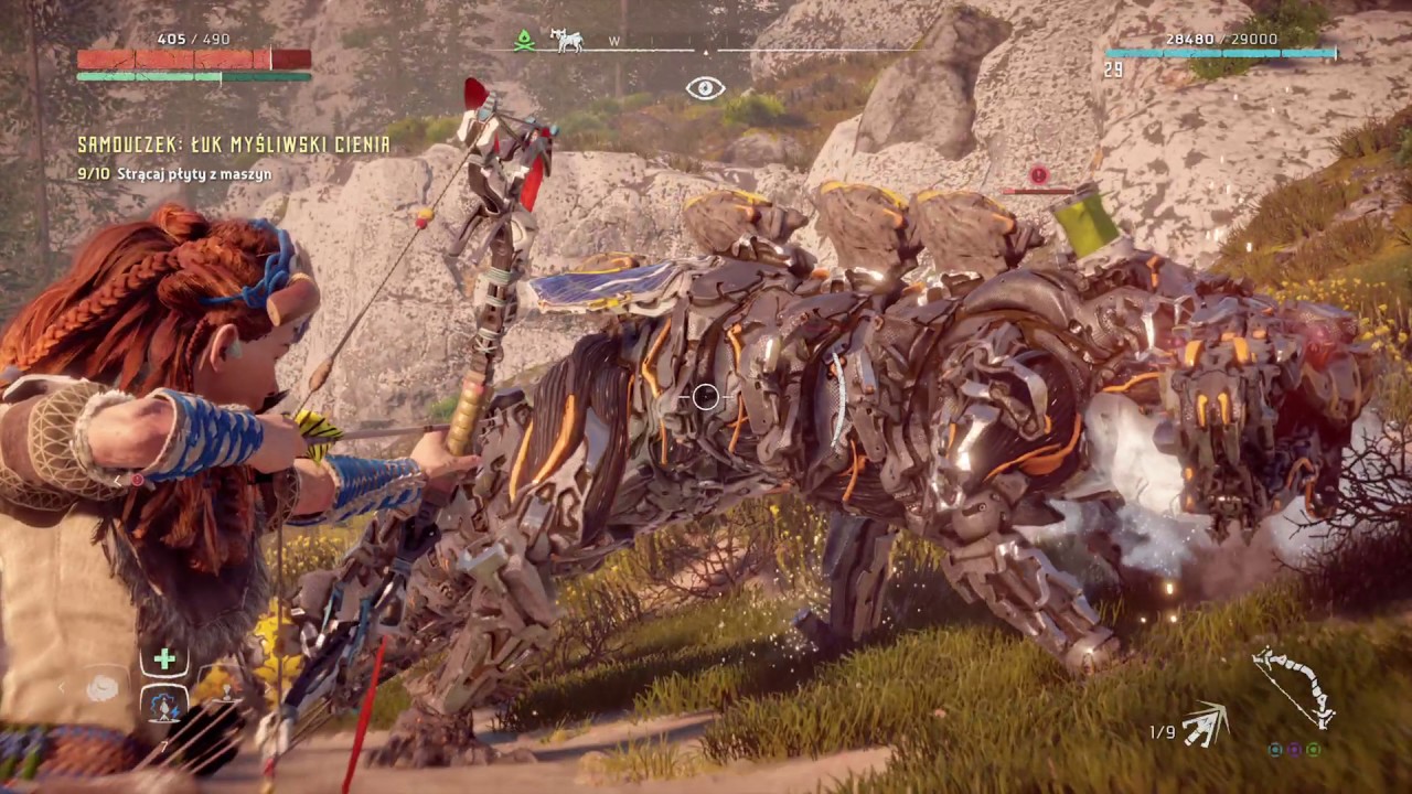 Horizon Zero Dawn fight with Snapmaw YouTube