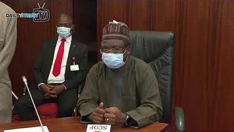 WTO: Ngozi Okonjo Iweala visits President Muhammadu Buhari at Aso Villa