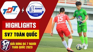 Highlights ĐH Tôn Đức Thắng - ĐH Thuỷ Lợi | Ngôi vương xứng đáng, cạnh tranh khốc liệt | Bóng Đá SV7