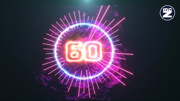 ⏳ HD 1 minute timer #Countdown 60 seconds  - ⏱ Timer 60 seconds with music - 60 秒倒數