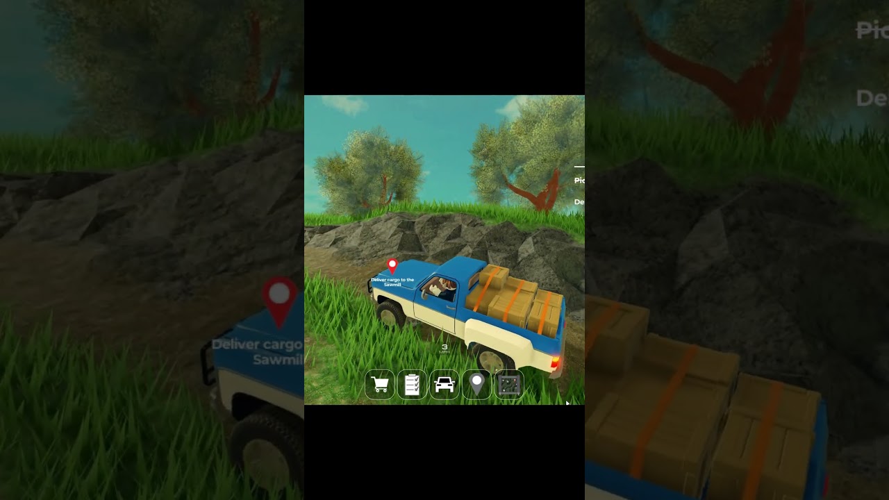 Offroad delivery gone wild 😂🚚  