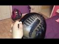 How to sew in hair : Fold over method
