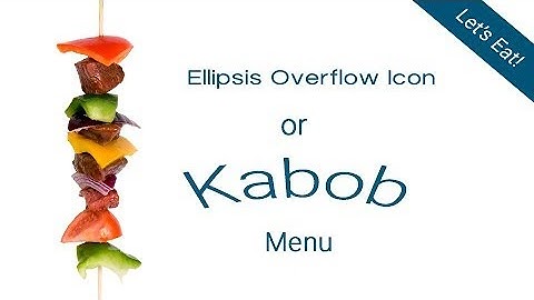 Ellipsis Overflow Icon