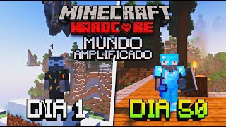 SOBREVIVÍ 100 Días en un MUNDO AMPLIFICADO en Minecraft HARDCORE... Parte 1