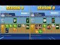 Evolution of Battle Pass Items in Fortnite (Season 2 - Season 9)