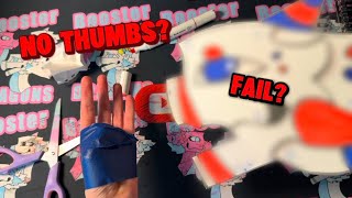 Can I Make a Dragon WITHOUT Using My THUMBS? #dragon #unique #viral #challenge #thumbs