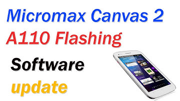 Micromax canvas 2 A110 Flashing