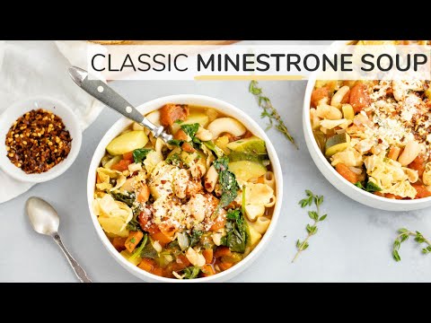 MINESTRONE SOUP RECIPE | easy vegetable soup