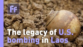 What's the extent of the damage caused by the secret war in Laos?