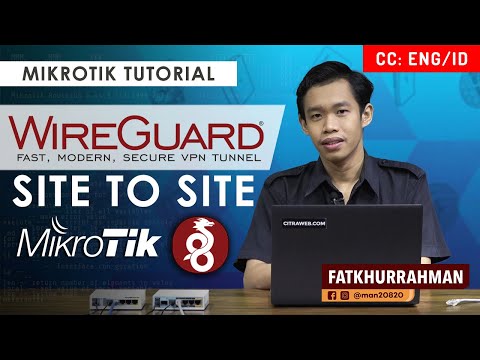 WireGuard Site To Site - MIKROTIK TUTORIAL [ENG SUB]