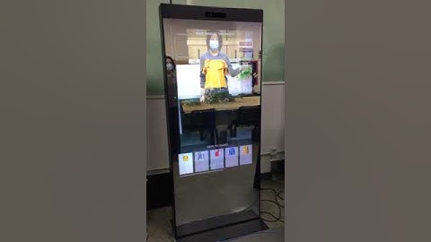 "The Magic Mirror" Try On Smart Mirror Display