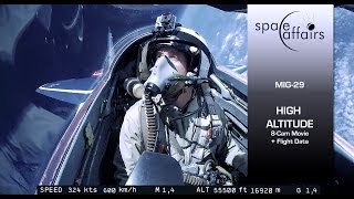 MIG-29 High Altitude - 8-Camera view + Flight Data