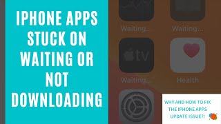 iPhone Apps Stuck Waiting Or Not Downloading - The Troubleshooting Tips For Stuck App Update
