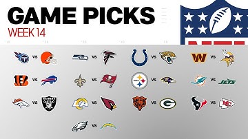 NFL Game Picks Week 14