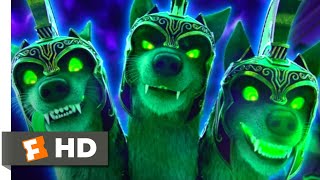 Scoob! (2020)  Fighting Cerberus Scene (8/10) | Movieclips