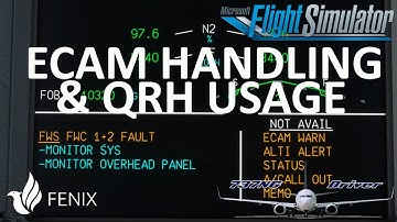 How to handle malfunctions in the AIRBUS - ECAM and QRH | Airline Pilot Explains