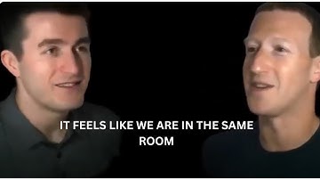 Mark Zuckerberg and Lex Fridman The First Interview in the Metaverse
