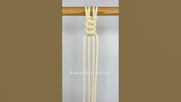 How to #magicswitchknot #shorts #whiteowlknot #macrameknots