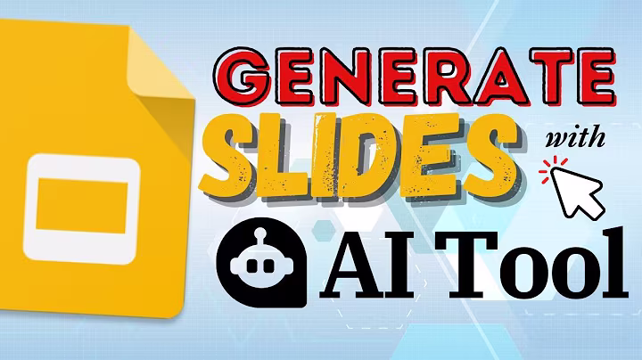 Generate Slides with this AI Tool in Google Slides (MagicSlides)